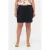Zizzi high waist casual short donkerblauw
