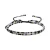Luxenter Armband met Zwart Kristal in 18k goud afwerking – Furie