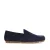 Manfield suède mocassins donkerblauw