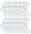 12 Paar Witte Frilly Lace Sokken 7 Maten Sok Snob – Wit