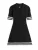 Tommy Jeans Gebreide jurk  navy / rood / zwart / wit