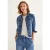 Street One Dames Jeansjasje in blauw in Blauw