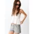MANGO TEEN denim short – grijs