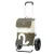 Andersen Shopper Trolley ‘Mole’  lichtbeige / olijfgroen / wit