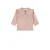 Dirkje baby longsleeve met all over print en ruches roze