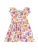 Chicco Jurk  groen / mandarijn / fuchsia / wit