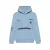 Indian Blue Jeans rechtvallende hoodie met tekst – lichtblauw