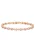 faina Armband  goud / rosa / transparant