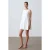 Katoenen Poplin Mouwloze Mini Shift Jurk