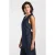 America Today gestreepte top dark blue denim