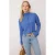 TRENDYOLMİLLA Dames Blauw Effen Lang Loszittend Vesten