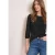 Shirt met 3/4-mouwen en een boothals