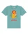 watabout.kids Shirt ‘Löwen Kleiner Bruder’  turquoise / goudgeel / oranjerood / wit