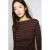 Mango gestreepte top – bruin