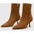 AllSaints Vivian Suede Boot Sepia Brown