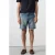 Mango Man slim fit denim short – blauw
