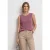 Street One Dames Top met ronde hals en uitgesneden detail in Roze