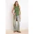 TRENDYOLMİLLA Dames Kaki Effen Mouwloos Getailleerd Blouses