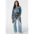 MS Mode Plus Size denim blouse – mediumblauw