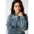 MS Mode Plus Size denim blouse – mediumblauw