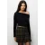 Asymmetrische Kraag Slim Fit Crop Blouse met Uitsnede