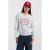 America Today sweater met tekstprint – grijs