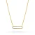 Orphelia ‘Charm’ Dames 925 Sterling Zilveren Ketting – Goud ZK-7563/G