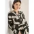 Cecil Dames Gedessineerde blouse met gespleten hals in Groen
