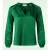 Melissa Satin Look blouse in smaragdgroen