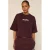 The Lola Club T-shirt – donkerrood