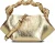 Ganni Handtas
Dames Bou Mini Crushed, Materiaal: Leer, Kleur: Goud