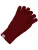 CASH-MERE.CH Vingerhandschoenen  grijs / rood