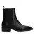 Manfield leren chelsea boots zwart