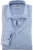 OLYMP Level Five Garment Washed Linnen Overhemd blauw, Effen