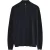 Marineblauwe trui met ritssluiting en Rigby Go-logo