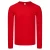 Fruit of the Loom Heren Iconische 150 T-Shirt met lange mouwen (Rood)