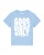 Watapparel Shirt ‘ Good vibes only ‘  lichtblauw / wit