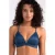 Sam Friday voorgevormde triangel bikinitop Drift met lurex donkerblauw