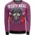 Paars jacquard sweatshirt in Black Panther Design