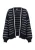 Dreimaster Vest Dames marine wol wit