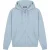 Malelions Men Oversized Knitted Emblem Zip Hoodie | Ice Blue