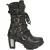 New Rock dames bloemen gotische leren laarzen – NEOTR005-S25
