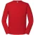 Fruit of the Loom Heren Iconic 195 Premium Ringspun Cotton T-shirt met lange mouwen (Rood)