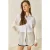 Overmaatse Langemouwen Organza Blouse met Knopsluiting