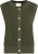 Yaya Mouwloos  Vest Army dames