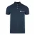 Aquascutum Aldis Crest Block Logo marineblauw poloshirt
