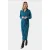 Colourful Rebel Desiree Graphic Fan Maxi Shirt Dress Ls Pine Green
