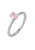 ELLI Ring  rosa / zilver