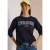 Sweatshirt met ronde hals en borduursel