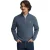 Denimblauwe trui met ritssluiting en Rigby Go-logo